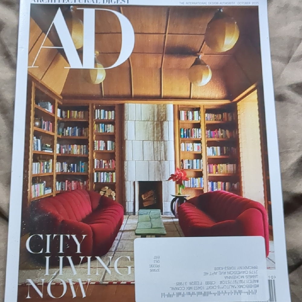 Architectural Digest Magazine - October 2025 ssue